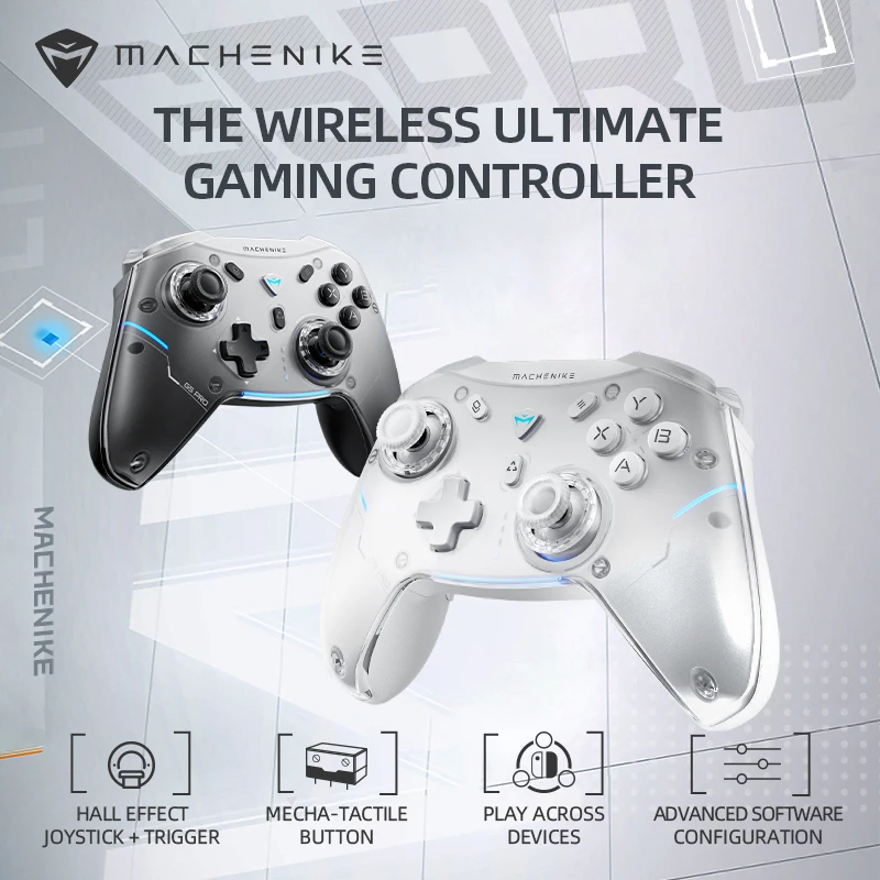Machenike G5 Pro Геймпад Беспроводной Триггер Холла и Джойстик С Механическими Тактильными Кнопками Игровой Контроллер Для ПК-Коммутатора Android IOS0