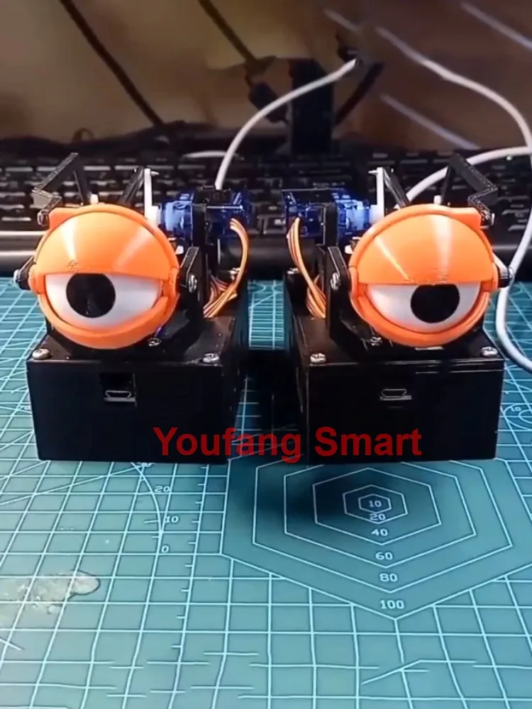 SG90 Одноглазый/Бинокулярный Роботизированный Бионический глаз для Arduino Robot Kit с ESP8266 Web/APP Control 3D Принтер Робот Программируемые Игрушки3