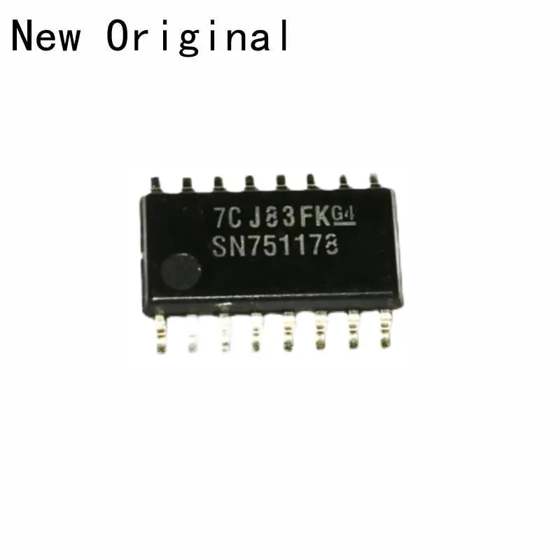 SN751178NSR SOP16 5,2 мм Новые и оригинальные двухдифференциальные драйверы И приемники0