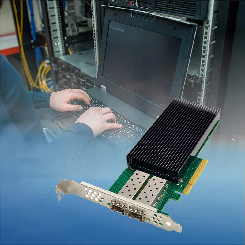 ST7328 X722-Da 10 Гигабитная Серверная сетевая карта Pcie X8 с двойным Портом 10G SFP + Серверная Оптоволоконная Сетевая карта IWARP RDMA Новая1