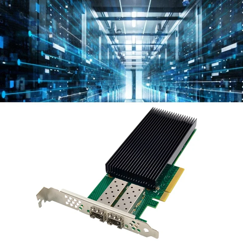 ST7328 X722-Da 10 Гигабитная Серверная сетевая карта Pcie X8 с двойным Портом 10G SFP + Серверная Оптоволоконная Сетевая карта IWARP RDMA Новая2