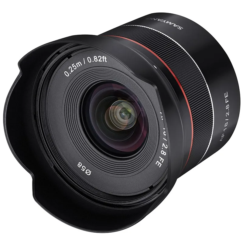 Samyang 18 мм F2.8 Широкоугольный объектив с автоматической фокусировкой, Полная рамка Для Sony FE Mount Micro-single Camera A7R4 A7M3 A7S3 A7Riii A7 A7R A66002