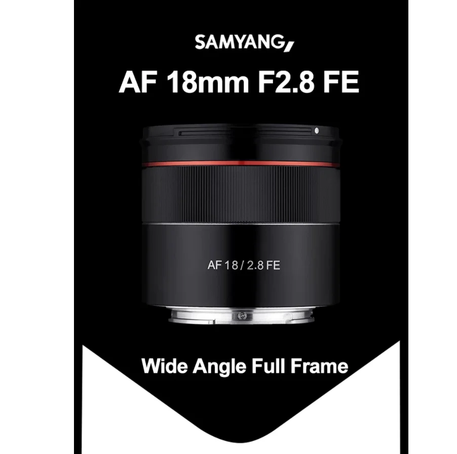 Samyang 18 мм F2.8 Широкоугольный объектив с автоматической фокусировкой, Полная рамка Для Sony FE Mount Micro-single Camera A7R4 A7M3 A7S3 A7Riii A7 A7R A66004