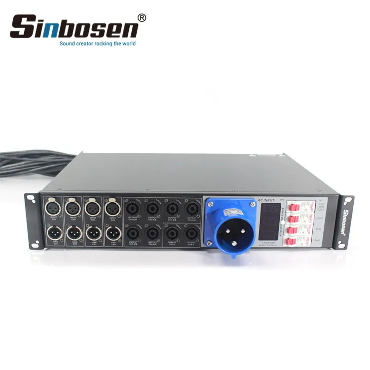 Sinbosen Профессиональная звуковая система LAS4 + 8 линейных динамиков, контроллер питания, распределитель1