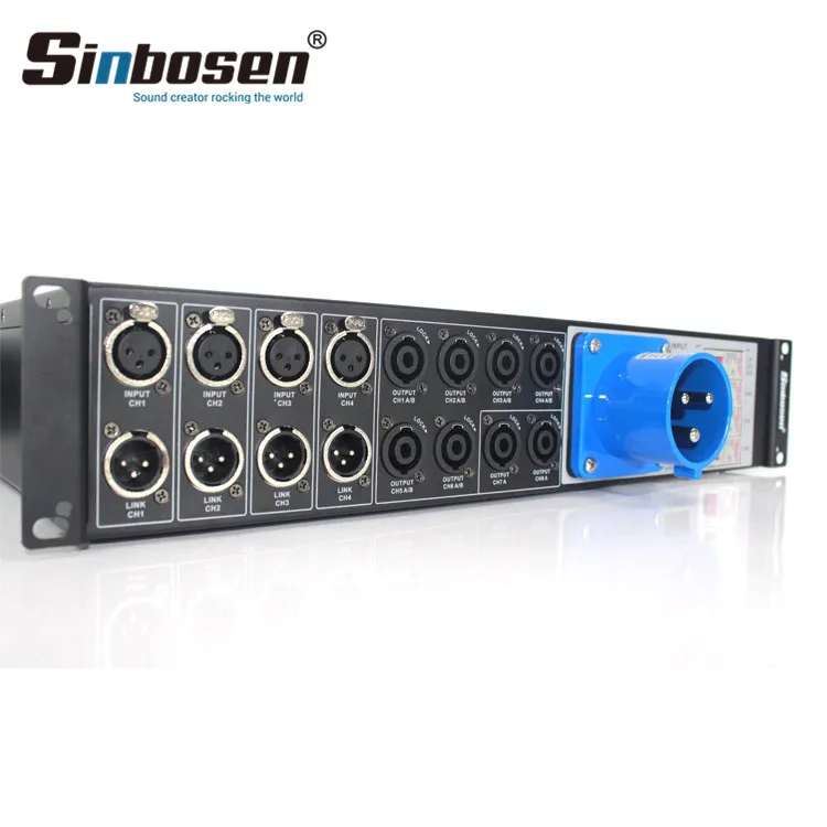 Sinbosen Профессиональная звуковая система LAS4 + 8 линейных динамиков, контроллер питания, распределитель2