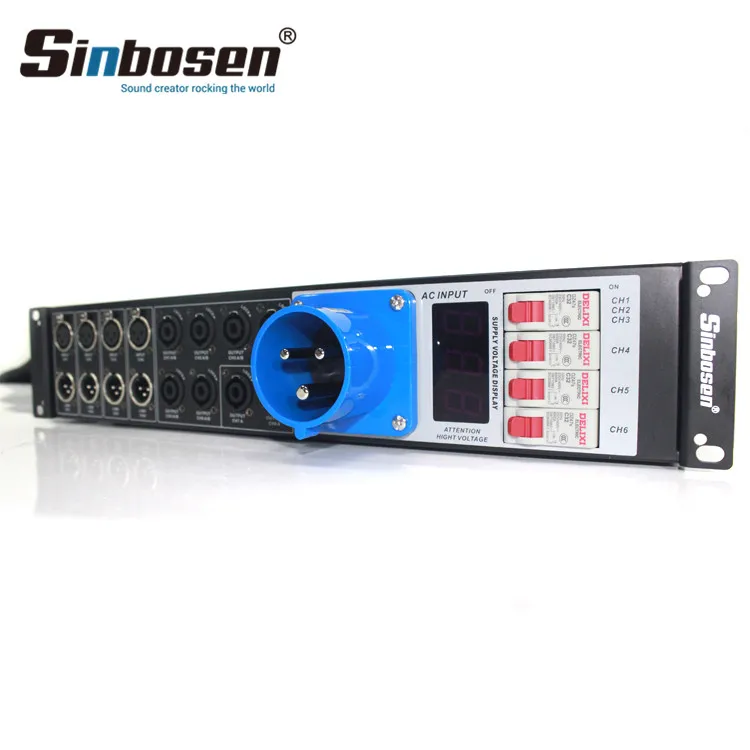 Sinbosen Профессиональная звуковая система LAS4 + 8 линейных динамиков, контроллер питания, распределитель3
