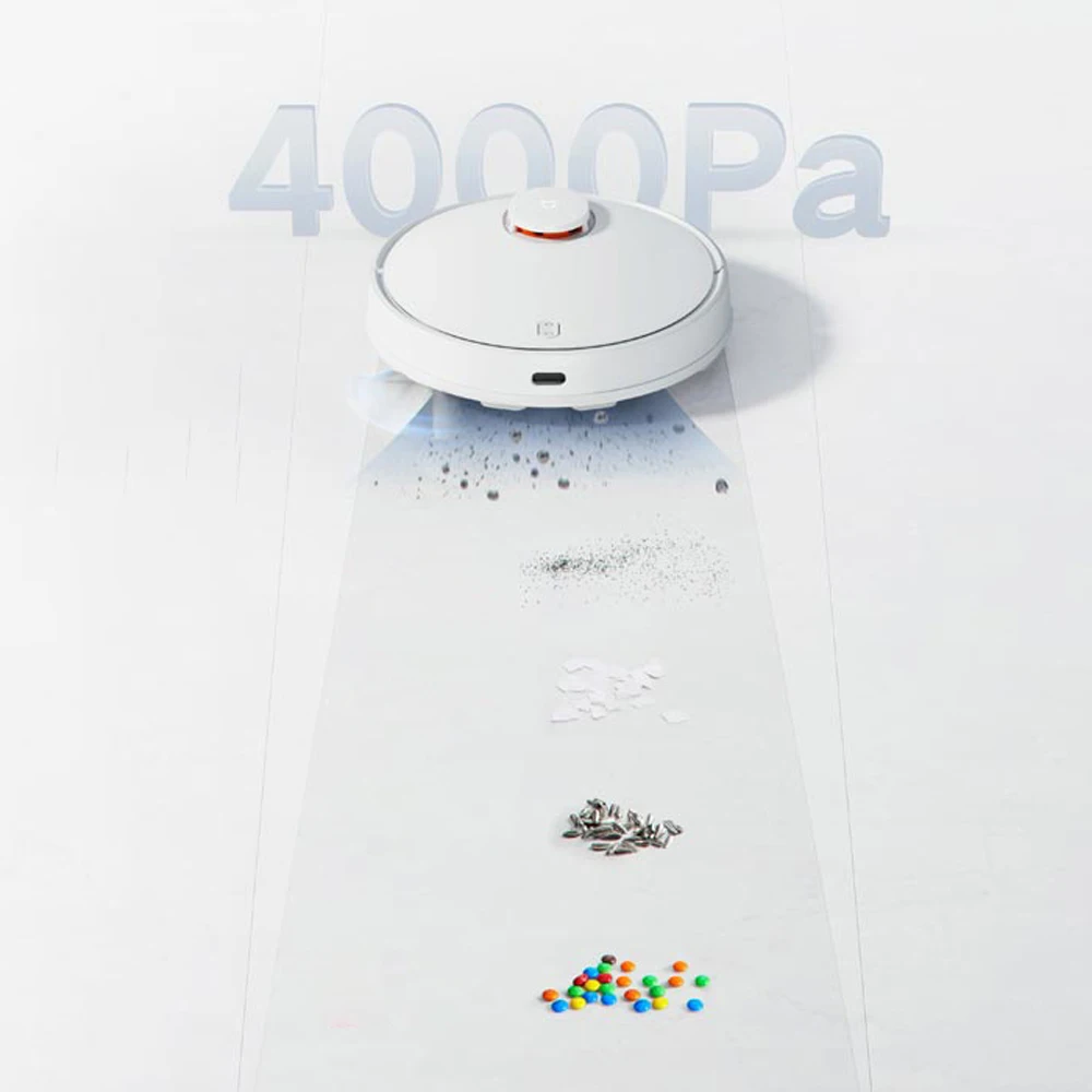 XIAOMI MIJIA 3C Робот-Швабра-Пылесос Для уборки пыли дома, Сканирование LDS, Всасывание 4000 pa, Мультигрупповой Датчик, MI HOME App Connect2