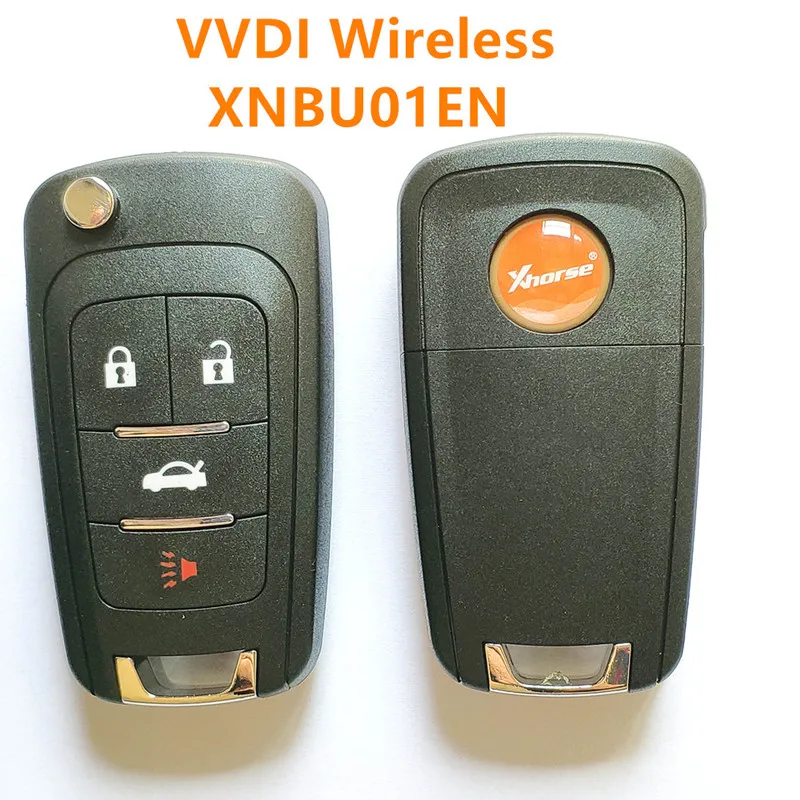 Xhorse XNBU01EN Беспроводной Пульт Дистанционного Управления 4 Кнопки Аксессуары для автомобильных Ключей в стиле Buick для инструментов VVDI2 Английская версия 5 шт./Лот4