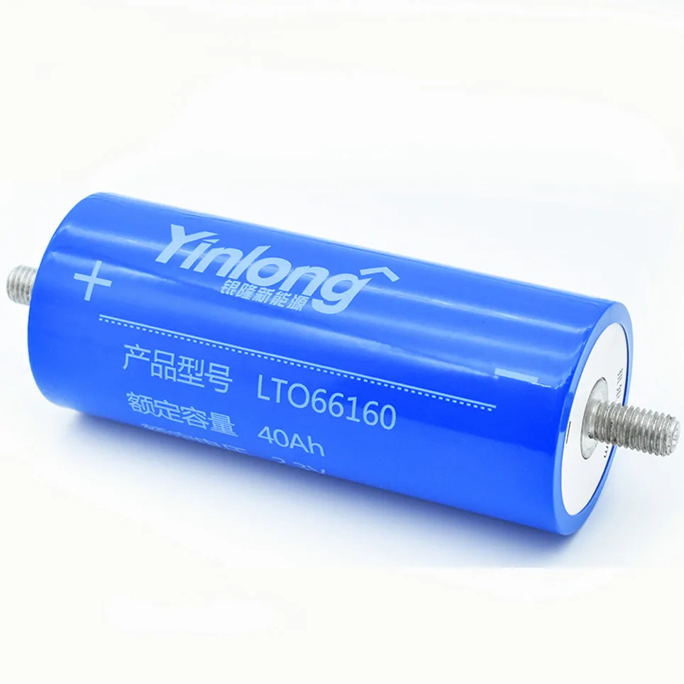 Yinlong – Batterie Lithium-ion Cylindrique, 100% V, 40ah, LTO66160, Oxyde De Titane, LTO 2.3, Titanate, 1 Pièce, 661601