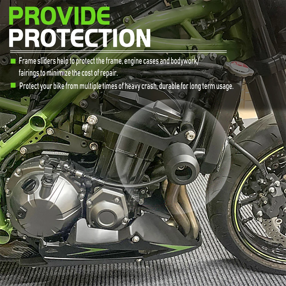Z 900 CNC Рамка Слайдеры Аварийная Накладка Защита От Падения Защита Мотоцикла Защита Двигателя Слайдеры Крышка Для Kawasaki Z900 2017-20221