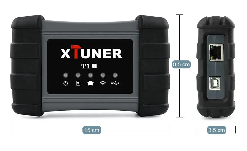 yyhc Бесплатно DHL Профессиональный диагностический сканер для тяжелых грузовиков XTUNER T1 Wi-Fi для большинства грузовиков diese Интеллектуальный диагностический инструмент4