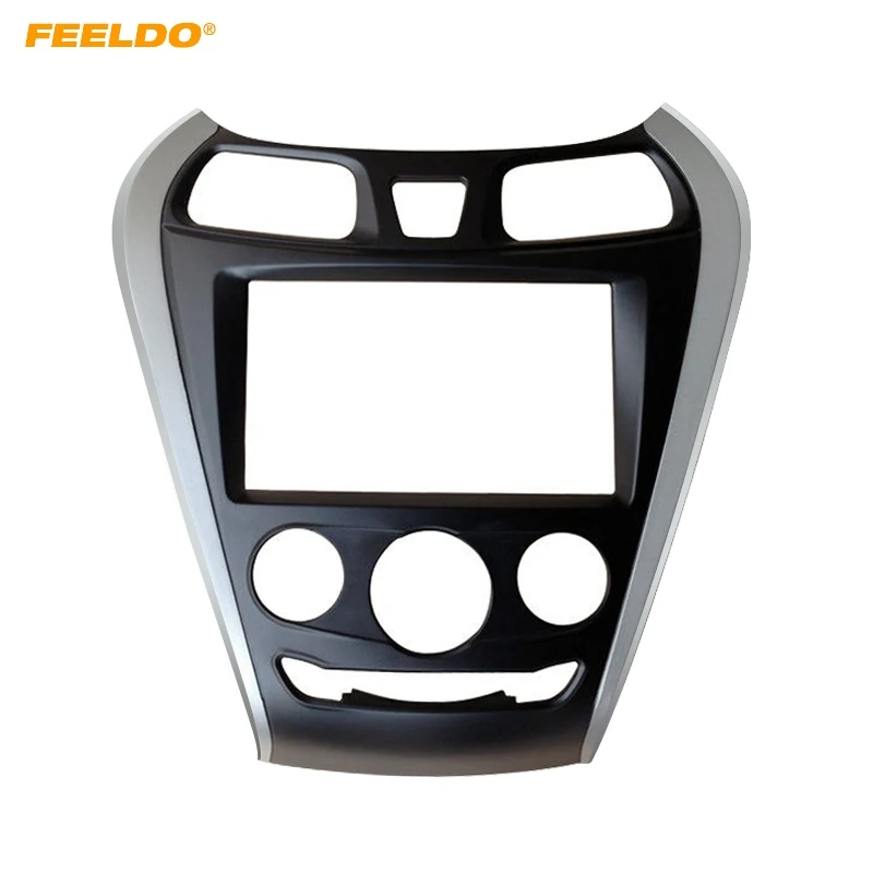 Автомобильная 2Din DVD-радио Рамка FEELDO для Hyundai EON 2011 + Комплект монтажной отделки приборной панели Адаптер панели рамы #HQ51570