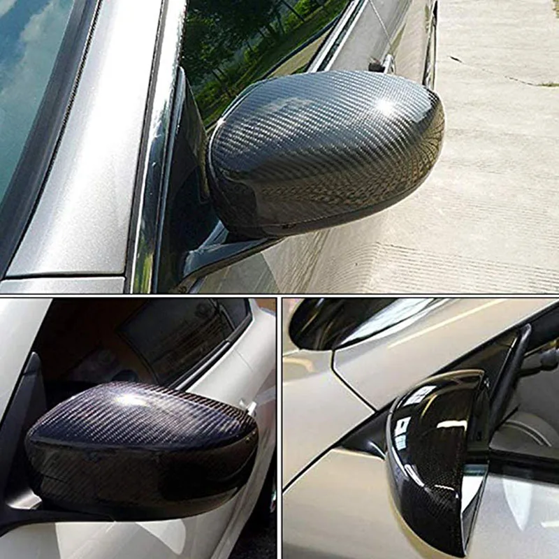 Автомобильные крышки боковых зеркал заднего вида из углеродного волокна, внешние аксессуары для Infiniti G25 G35 G37 2008-20133