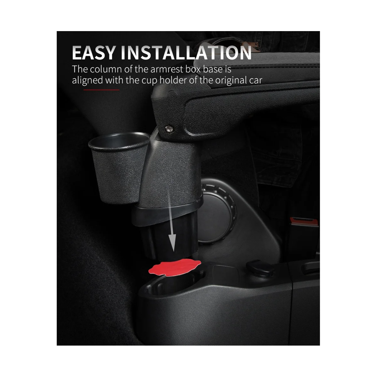 Автомобильный рычаг, Центральный подлокотник, ящик для хранения с держателем стакана воды с USB для Smart Fortwo 453 2015-20193