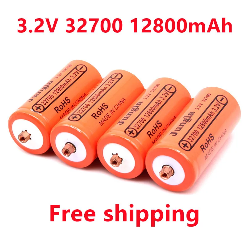 Аккумуляторная батарея lifepo4 100% originale 32700 3,2 В 12800 мАч профессиональная литий-фер-фосфатная аккумуляторная батарея avec vis0