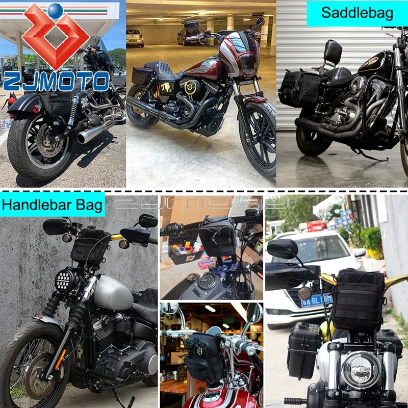 Багажная Седельная Сумка Для Хранения Инструментов Сумка Для Путешествий На Мотоцикле Knight Rider Side Pannier Седельная Сумка Для Harley Sportster XL883 XL1200 Dyna5