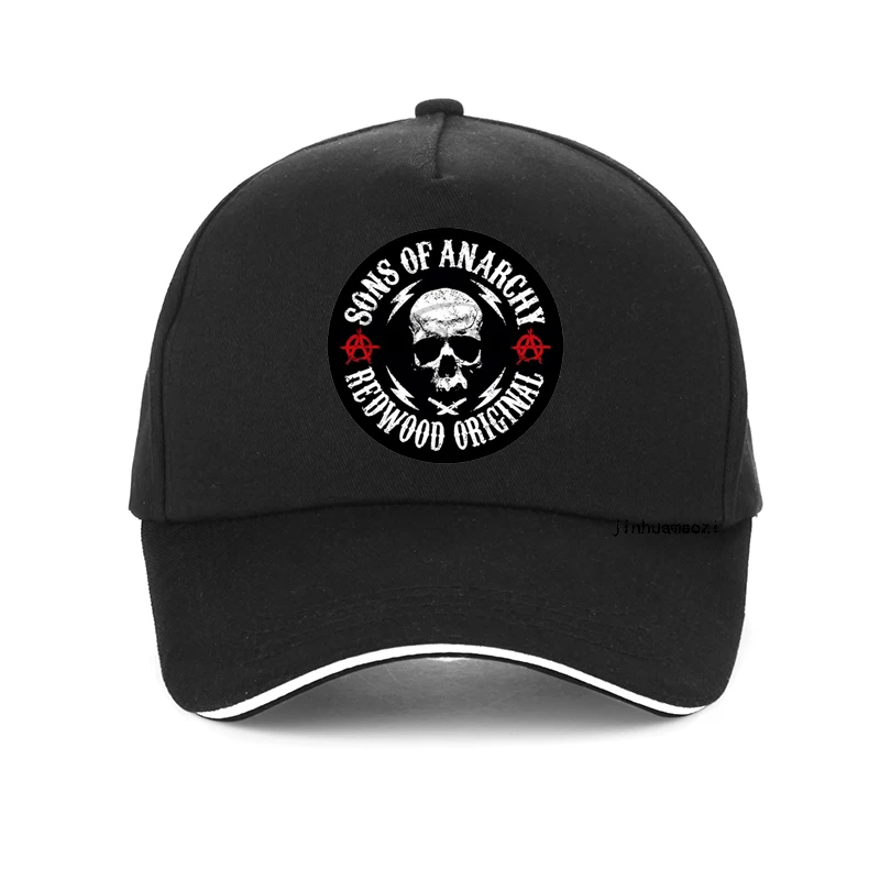 Бейсбольная кепка SAMCRO SOA Sons of Anarchy, Мотоциклетные Кепки в стиле панк с Черепом, Повседневная бейсболка, Модная Высококачественная Гоночная кепка2