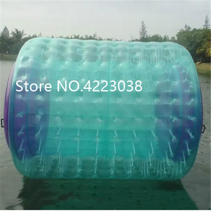 Бесплатная доставка ПВХ Надувной водный ролик, Надувной прогулочный роликовый шар, Надувной Водный роликовый шар, Новый Водный прогулочный шар2
