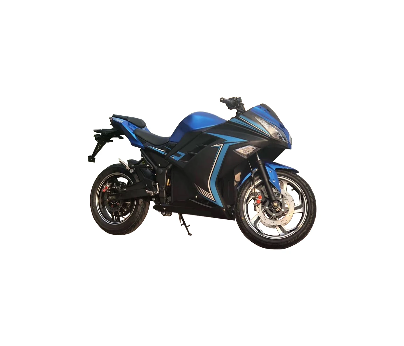 Более дешевый Высокоскоростной электрический скутер с дисковым тормозом 2000 Вт CKD Электрический мотоцикл в Индию4