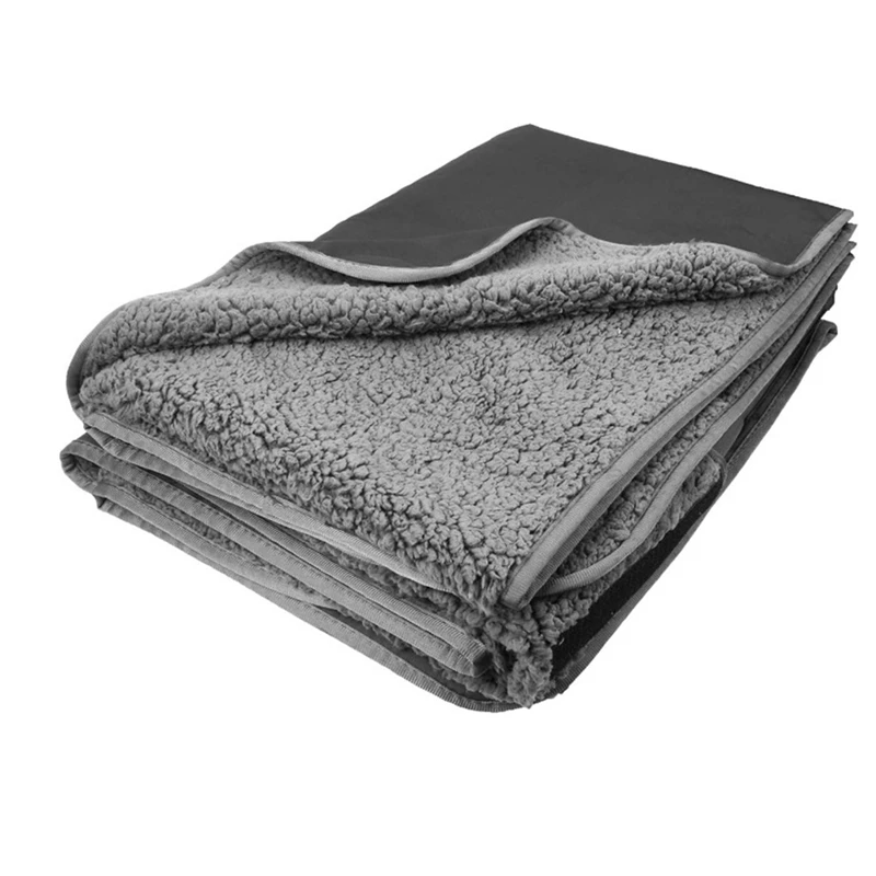 Ветрозащитное теплое одеяло для кемпинга на открытом воздухе, Портативное водонепроницаемое Туристическое Одеяло для Кемпинга и рыбалки, морозостойкое флисовое одеяло1