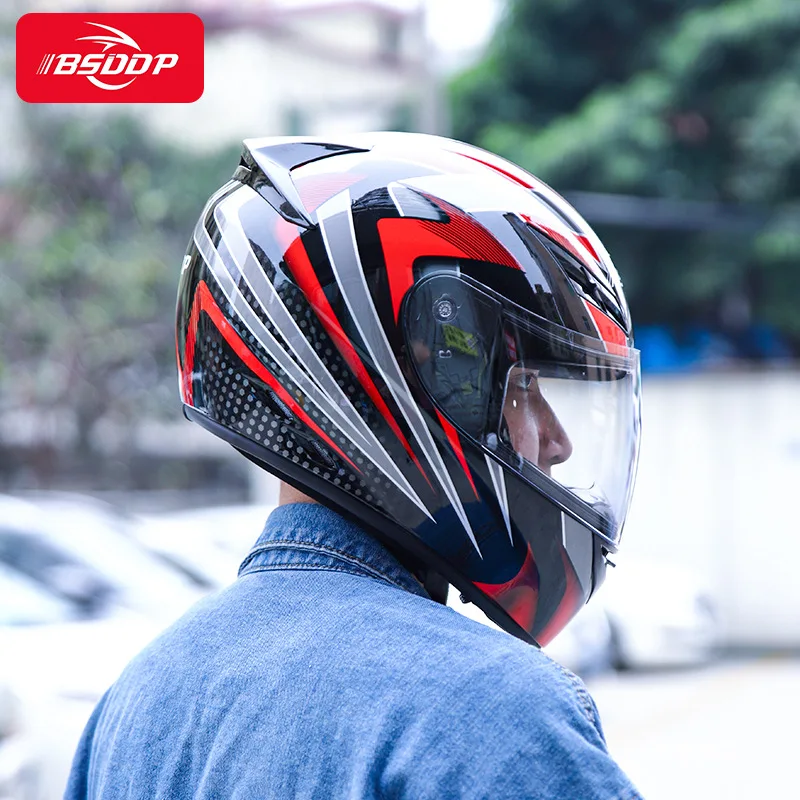 Внедорожный мотоциклетный защитный шлем электромобиль локомотив анти-осенний дышащий полный шлем casco de moto casco moto3