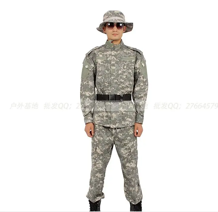 Военная форма армии США ACU Камуфляж цифровой мужской весенний тактический костюм для армии на открытом воздухе0