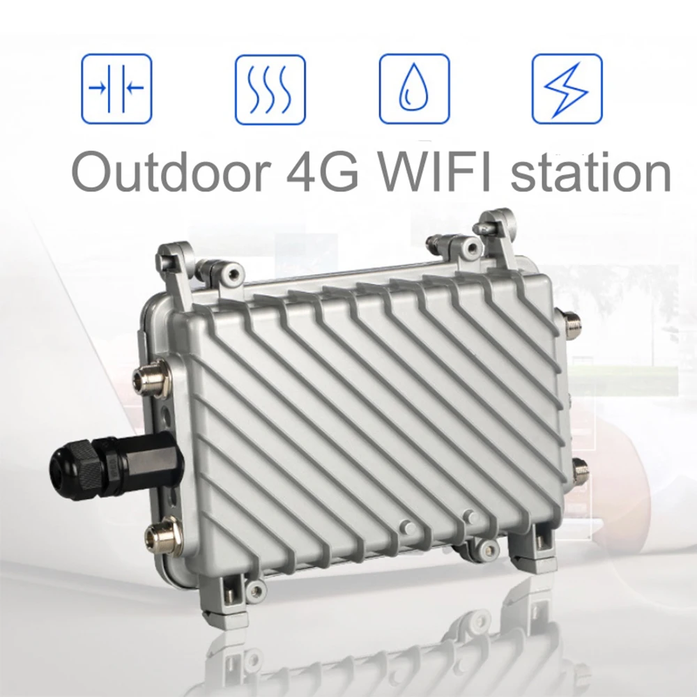 Высокоскоростной открытый 4G LTE беспроводной AP Водонепроницаемый sim-карта WiFi маршрутизатор Точка доступа CPE CAT6 Модем Промышленный водонепроницаемый маршрутизатор3
