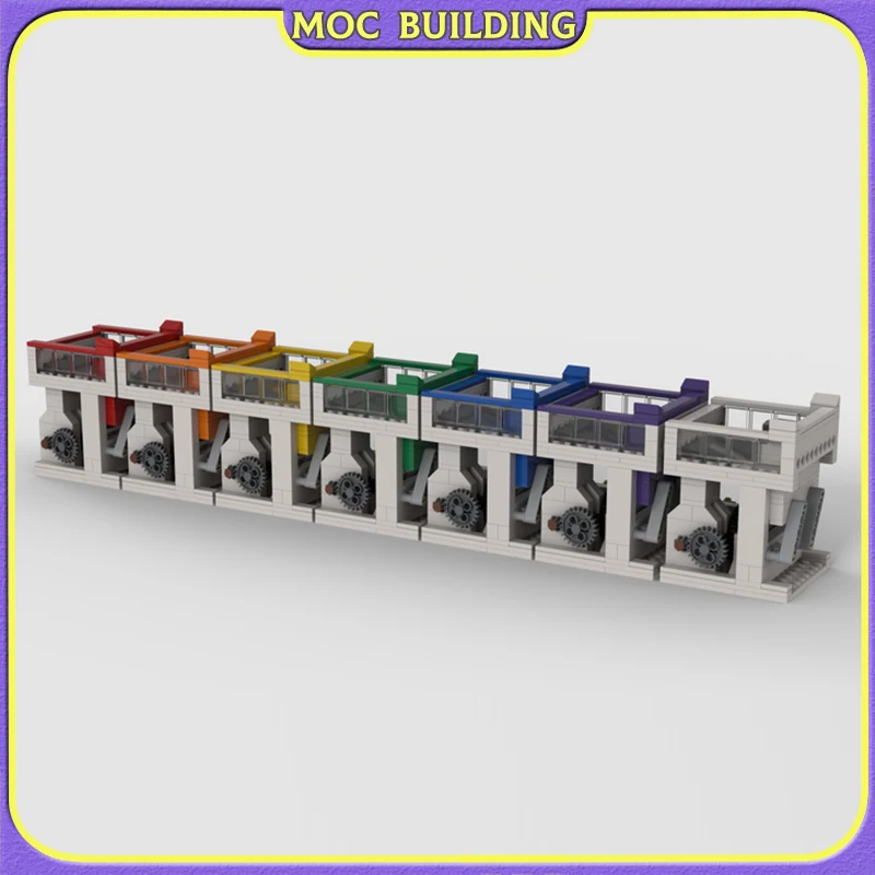 Высокотехнологичная Креативная Интерактивная сборка 10x10 Stepper с общим питанием GBC MOC Строительные Блоки Технология Сборки Brick Kid Toy2