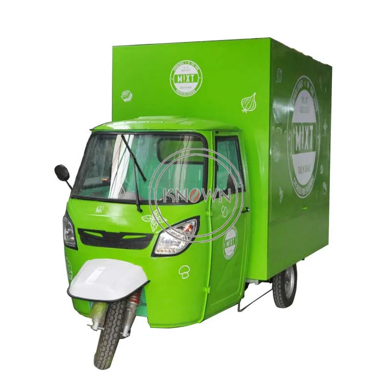 Горячая Продажа Электрической мобильной тележки для еды Tuk Tuk Tricycle Piaggio Ape Food Truck для продажи в Европе0