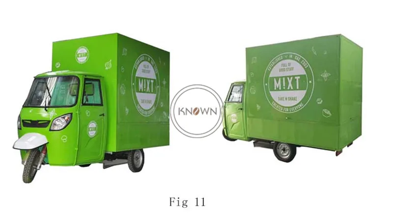 Горячая Продажа Электрической мобильной тележки для еды Tuk Tuk Tricycle Piaggio Ape Food Truck для продажи в Европе1