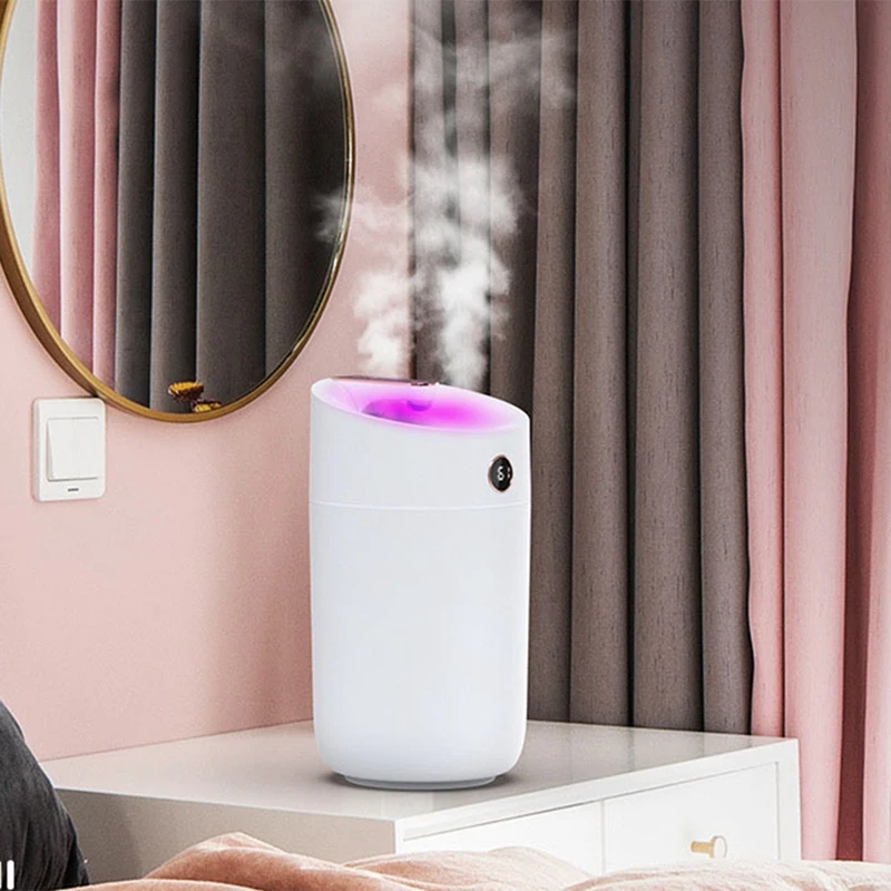 Горячий TOD-Увлажнитель воздуха с красочным Светом, Немой USB-Туманоуловитель, Очиститель, охладитель Для автомобиля3