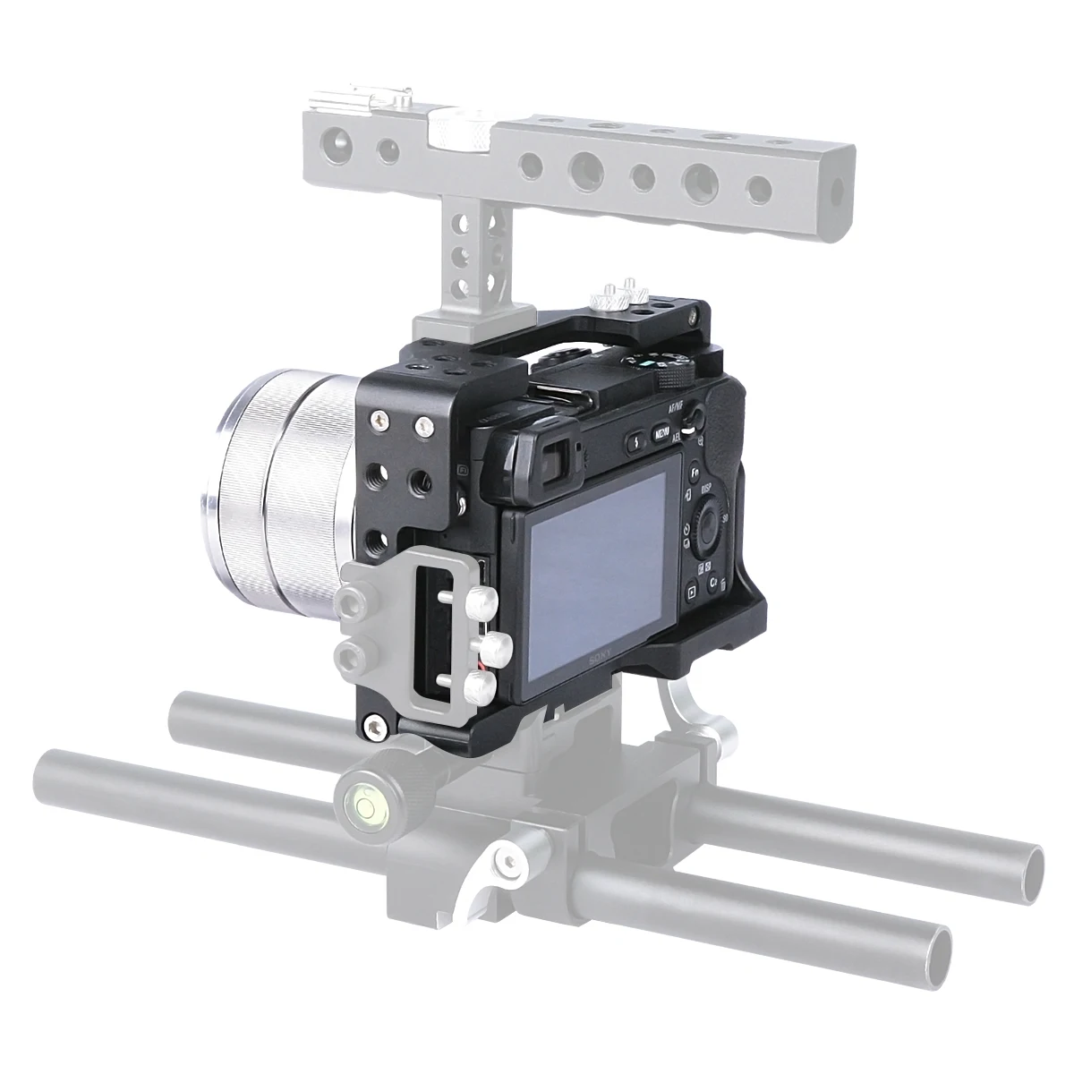 Держатель камеры YELANGU для камеры Sony A6000/A6300/A6400/A6500 с отверстиями для винтов 1/4 