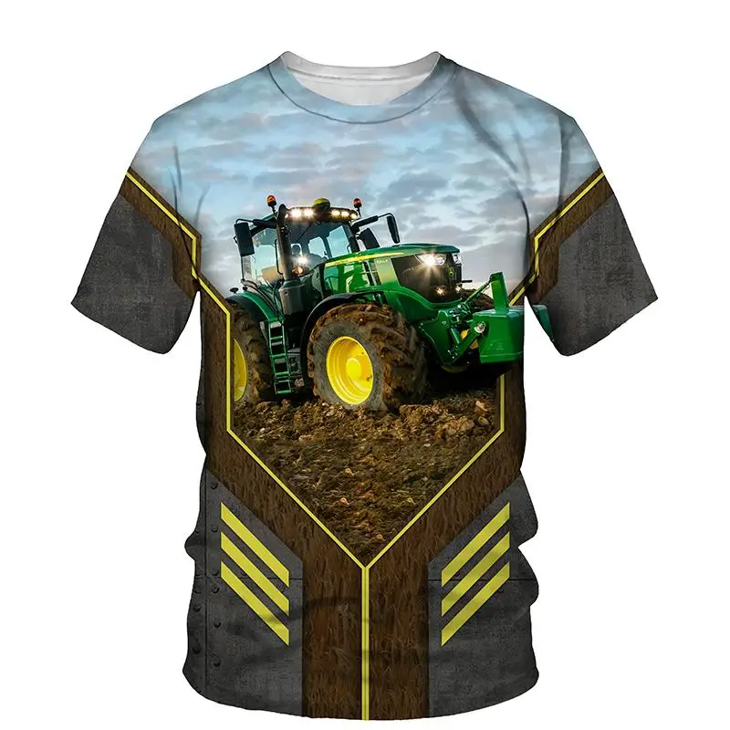 Детская футболка с трактором |Детские 3D футболки для мальчиков |Детские футболки с трактором для мальчиков - Футболки - Word2.ru2