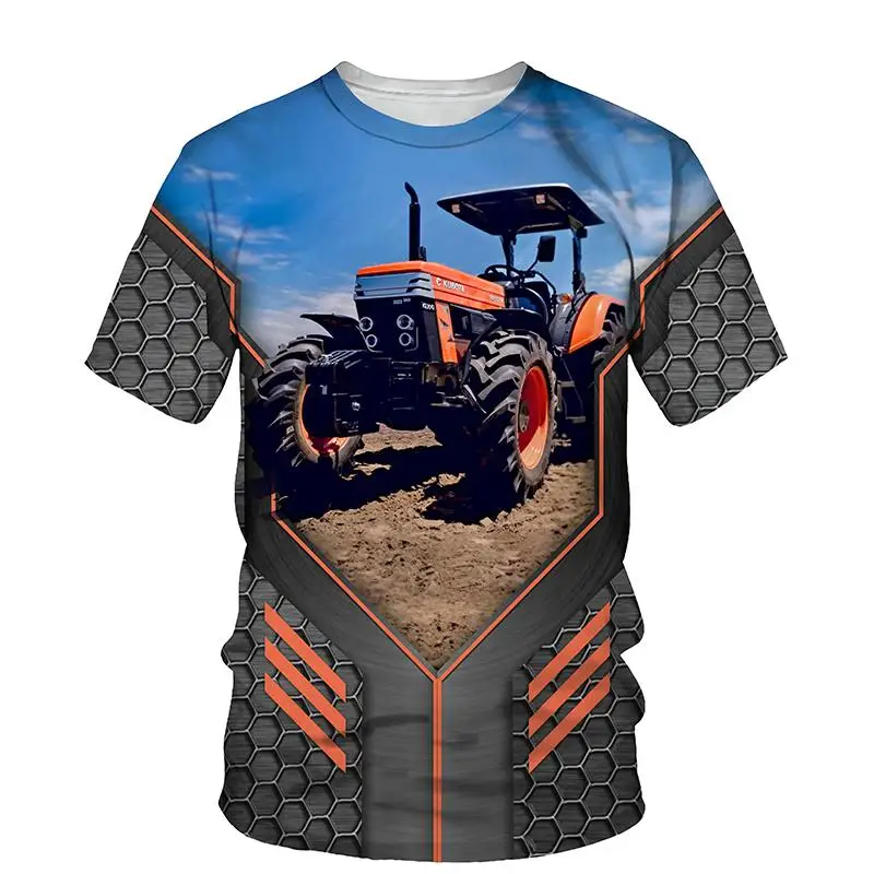 Детская футболка с трактором |Детские 3D футболки для мальчиков |Детские футболки с трактором для мальчиков - Футболки - Word2.ru4