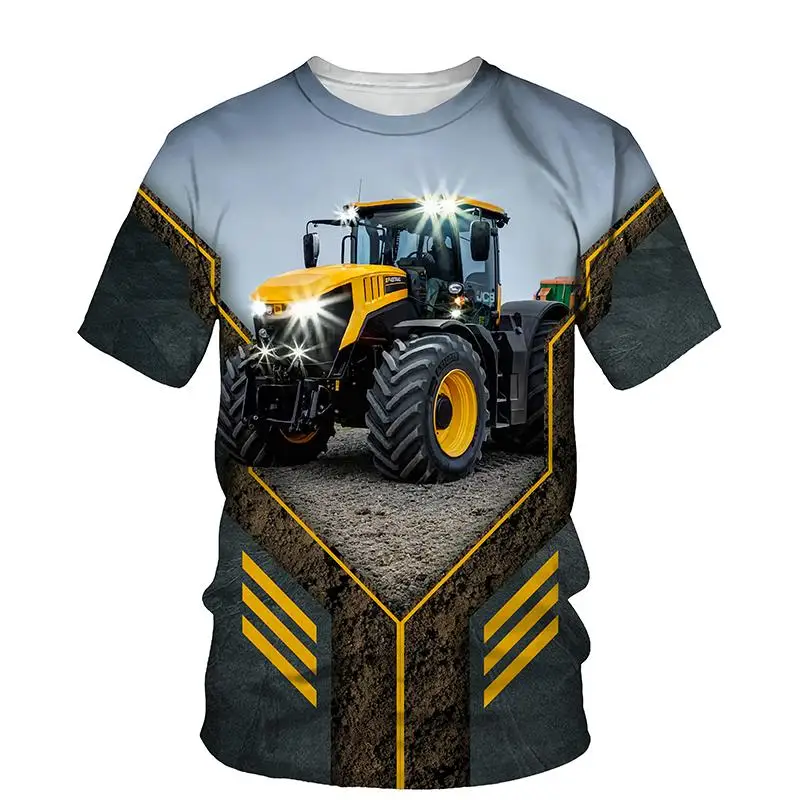 Детская футболка с трактором |Детские 3D футболки для мальчиков |Детские футболки с трактором для мальчиков - Футболки - Word2.ru5