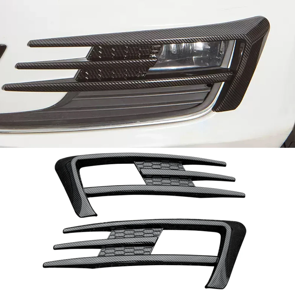 Для Volkswagen Golf 7 7,5 2013-2020, Автомобильные аксессуары из 2 предметов, рамка передних противотуманных фар, обвес, Сплиттер, защита бампера0