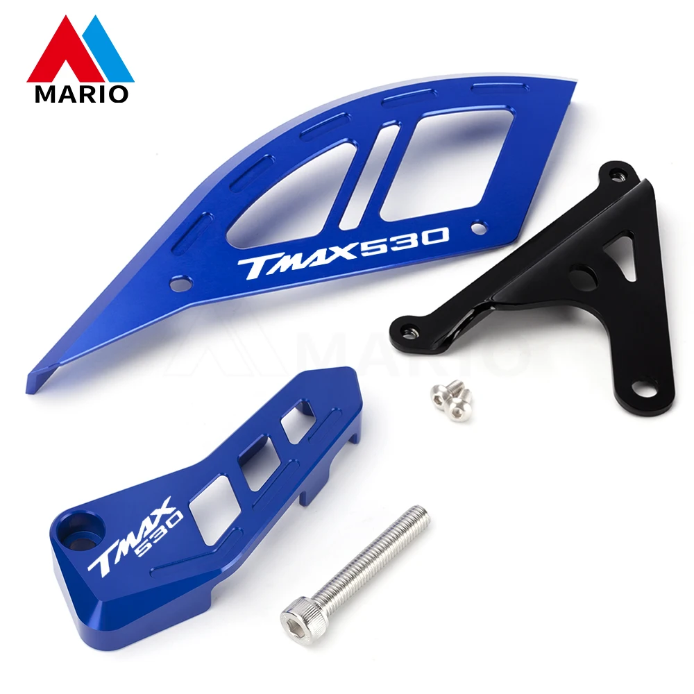 Для YAMAHA T-MAX TMAX TMAX530 TMAX560 530 560 Защитная Крышка Тормозного диска Скутера Задние Аксессуары Для мотоциклов Зажимы Для Тормозной линии4