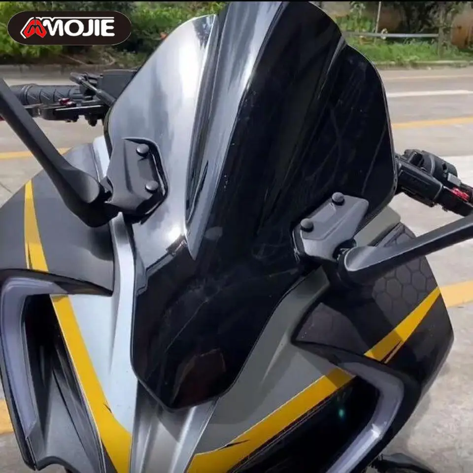 Для лобового стекла мотоцикла CFMOTO 250 SR 300 SR ветрозащитный двойной пузырьковый ABS ветрозащитный экран для CFMOTO 250SR 300SR0
