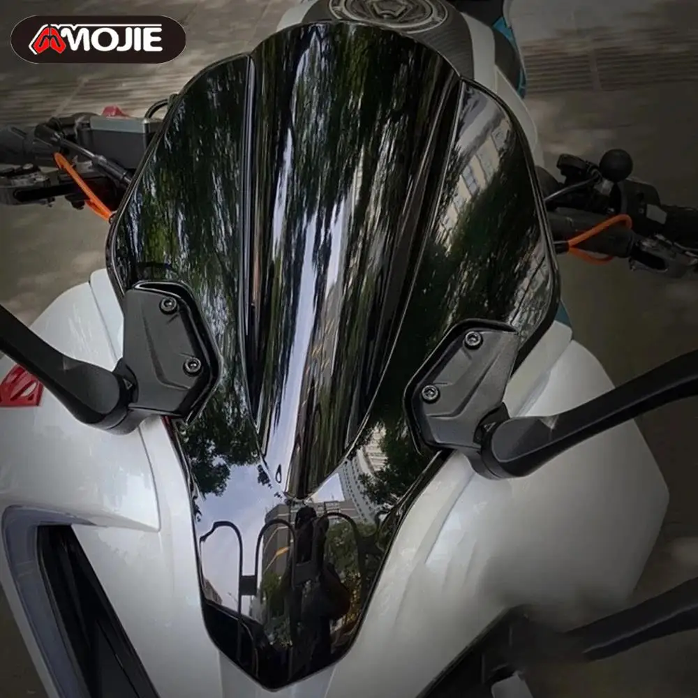 Для лобового стекла мотоцикла CFMOTO 250 SR 300 SR ветрозащитный двойной пузырьковый ABS ветрозащитный экран для CFMOTO 250SR 300SR1