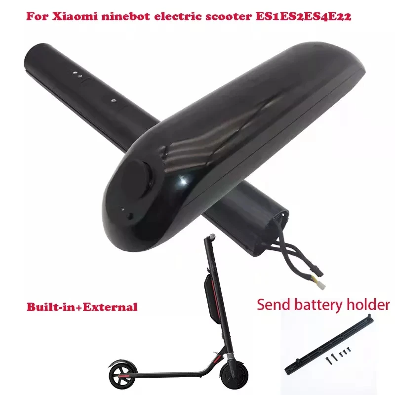 Для электрического скутера Xiaomi ninebot Segway ES1ES2ES4E22 с внешним расширением, встроенная литиевая батарея, оригинальные аксессуары0