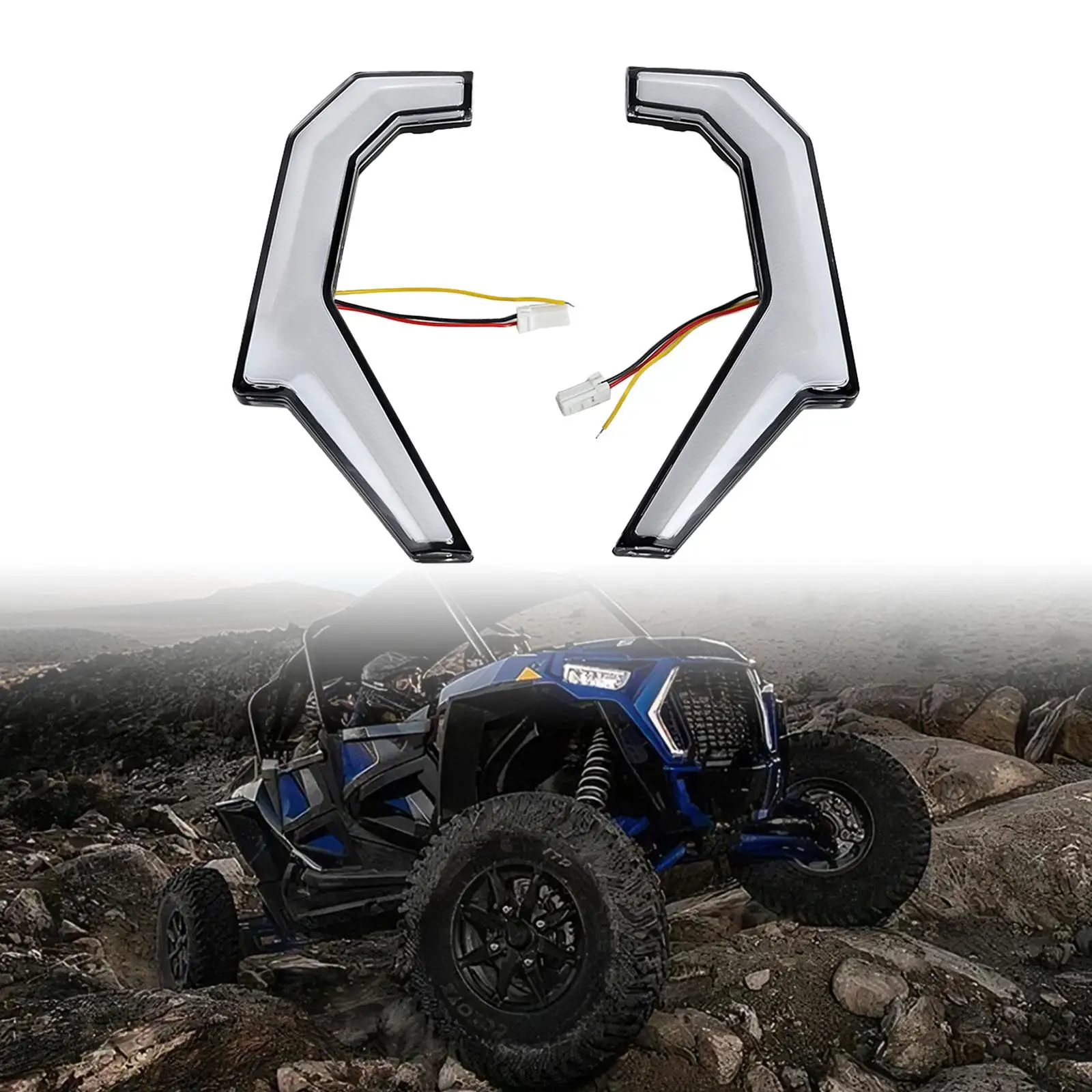 Запасные части Fang Lights Профессиональные запасные части Аксессуары для мотоциклов Polaris RZR XP 1000 2014 - 2020 900 XP4 10001