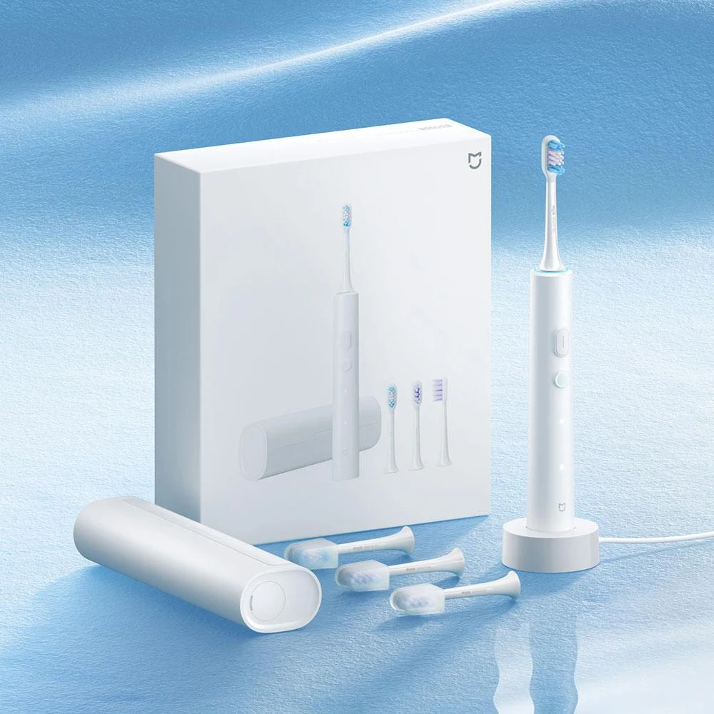 Звуковая Электрическая зубная щетка Mijia T501C IPX8 Водонепроницаемая Портативная Умная Зубная щетка для отбеливания зубов с 3 режимами чистки1