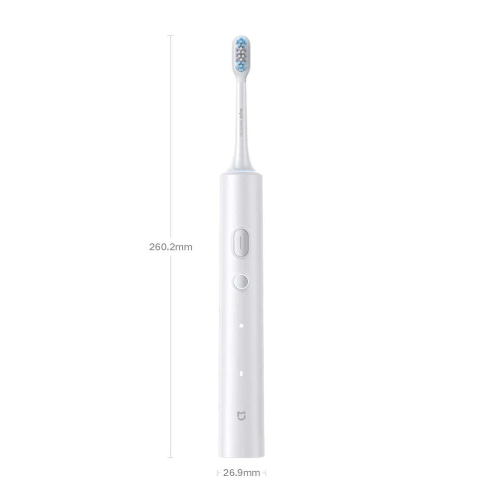 Звуковая Электрическая зубная щетка Mijia T501C IPX8 Водонепроницаемая Портативная Умная Зубная щетка для отбеливания зубов с 3 режимами чистки5