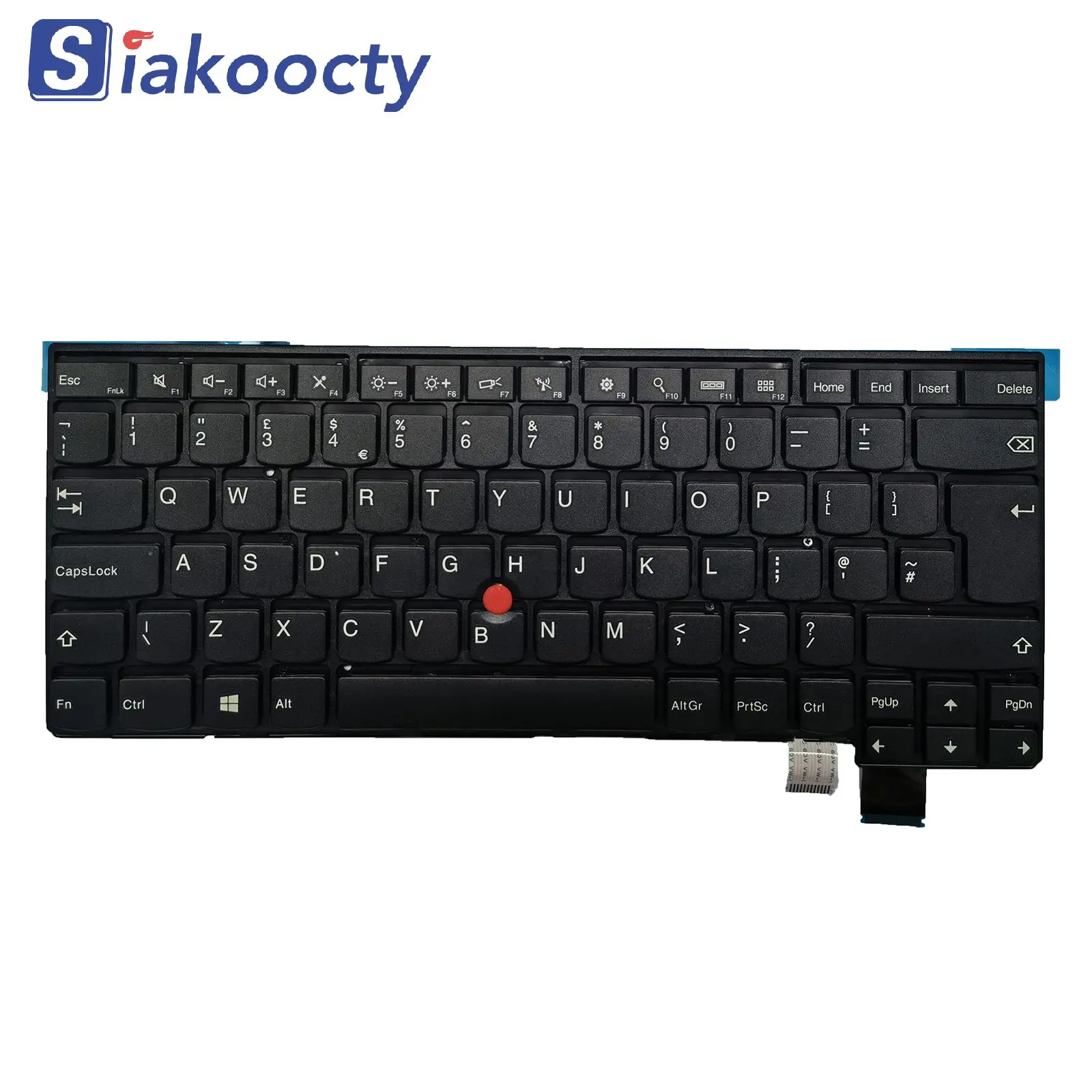 Клавиатура для ноутбука Lenovo Thinkpad T460S T470S UK 01EN752 01EN7112