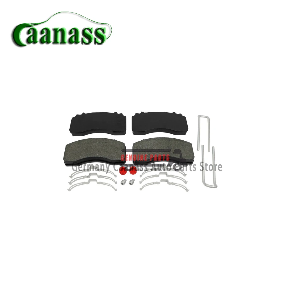 Комплект запасных частей для передних дисковых тормозных колодок CAANASS для грузовиков MAN/DAF 81.50820.5112/06.40322.9242/WVA29279/19624380