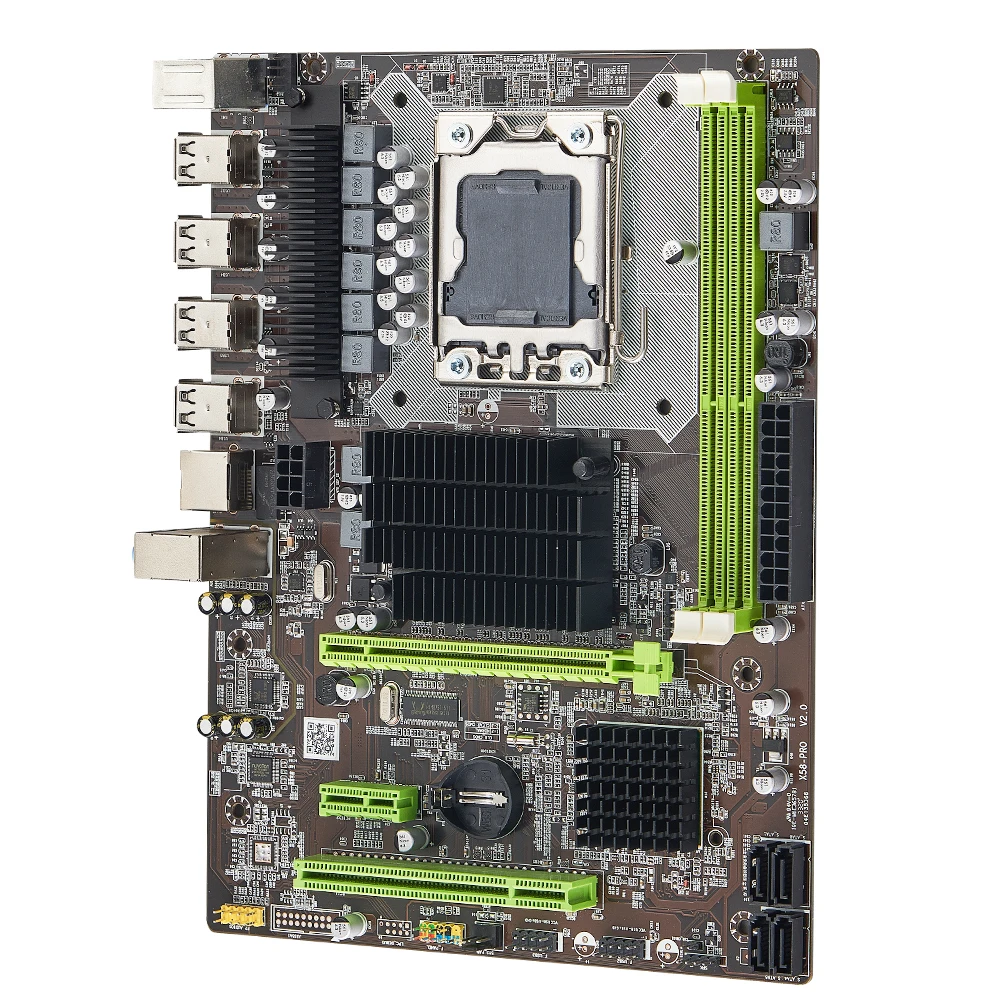 Материнская плата X58 LGA1366 Поддерживает REG ECC DDR3 и Xeon L5630 i7 920 X5670 с шестиядерным процессором серии Spell DDR3 4 ГБ 8 ГБ 16 ГБ USB2.01