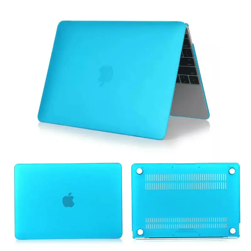 Матовый чехол 4в1 для Apple macbook Air Pro Retina 11 12 13 15, сумка для ноутбука Mac book 13,3 дюйма + экран + крышка клавиатуры + защита от пыли3