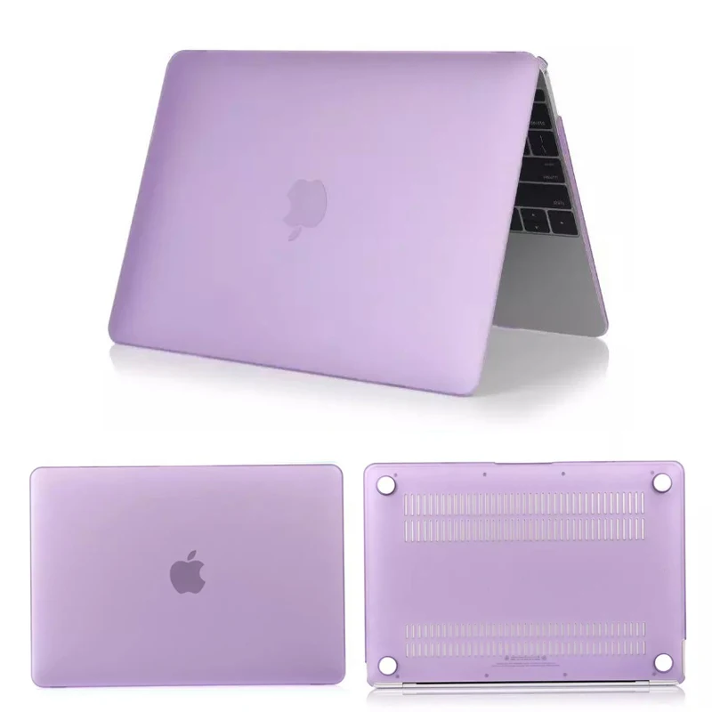 Матовый чехол 4в1 для Apple macbook Air Pro Retina 11 12 13 15, сумка для ноутбука Mac book 13,3 дюйма + экран + крышка клавиатуры + защита от пыли4