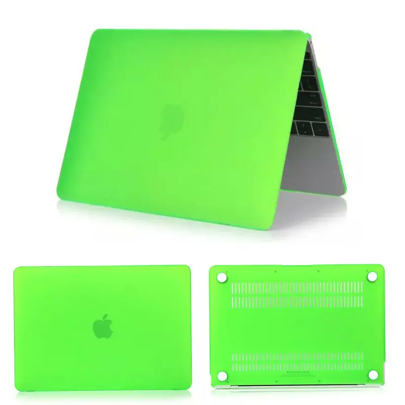 Матовый чехол 4в1 для Apple macbook Air Pro Retina 11 12 13 15, сумка для ноутбука Mac book 13,3 дюйма + экран + крышка клавиатуры + защита от пыли5