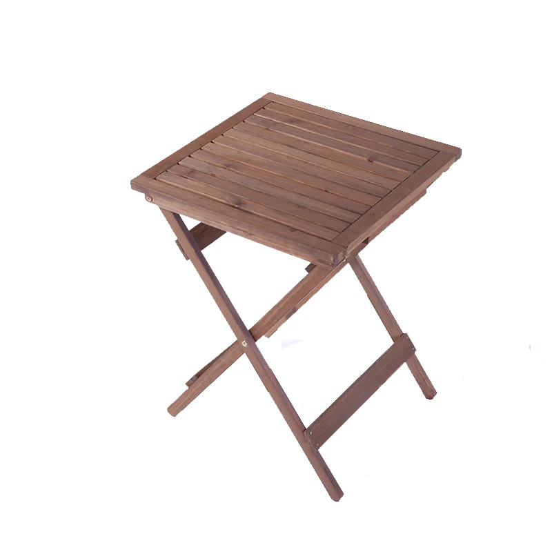 Многофункциональный Простой стол для хранения в стиле ретро, складные столы из массива Дерева, Переносной Чайный столик, Ноутбук, Деревянный стол4